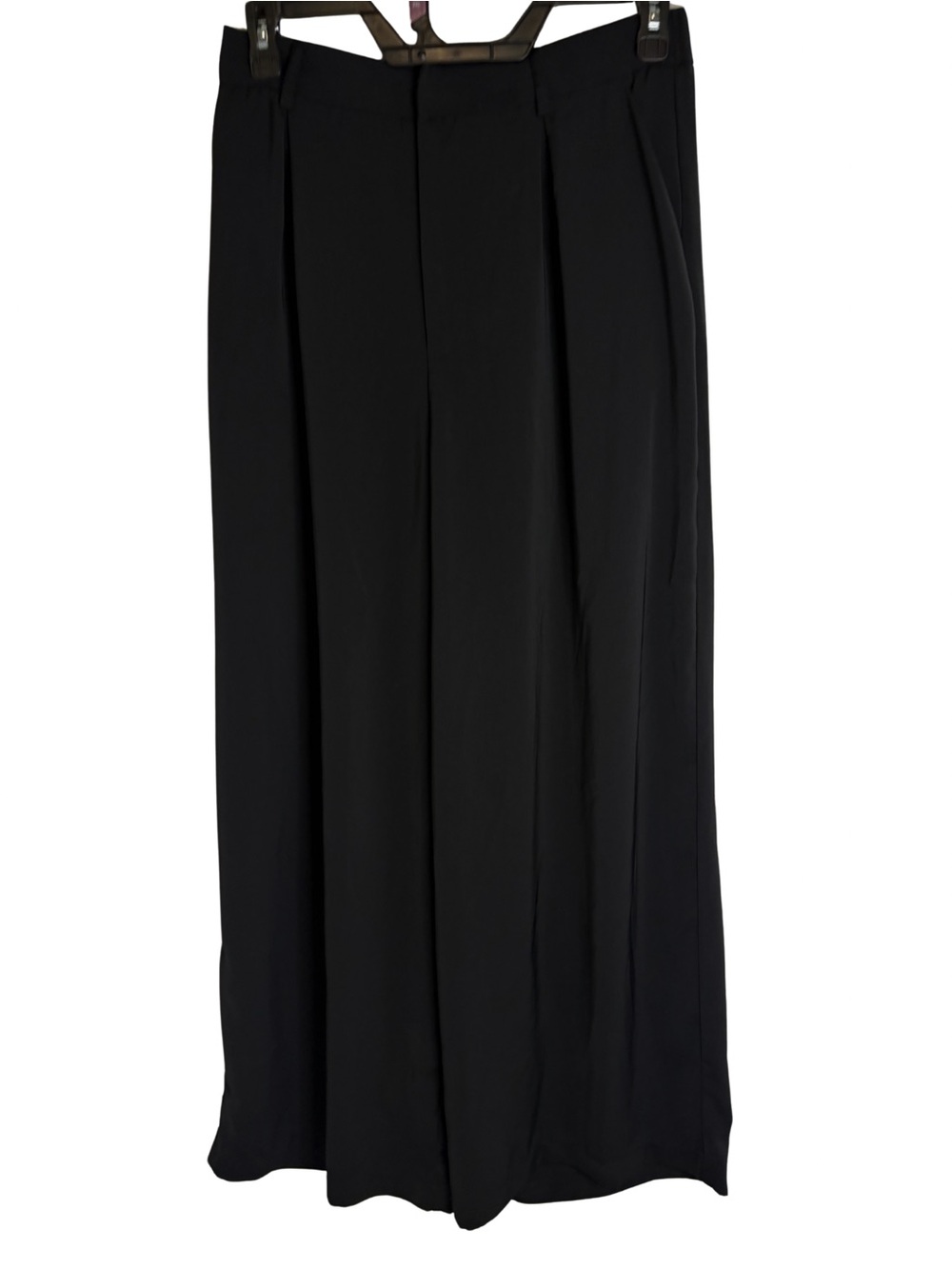 Tronjori Black Wide Leg Palazzo Pants Size Large